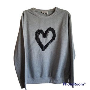 COPY - Coeur DE Vague NWOT Boutique Long Sleeve Sweat Shirt with Heart